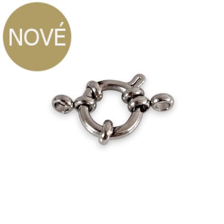 Karabínka zapínanie 13x4mm CHIRURGICKÁ OCEĽ , 1ks (ch1671)